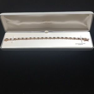 Genuine Sapphire and Diamond Bracelet